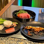 鉄板焼 銀明翠 - 食材