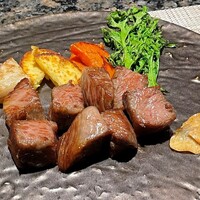 鉄板焼 銀明翠 - 牛ステーキ　サーロイン