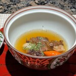 鉄板焼 銀明翠 - テールスープ