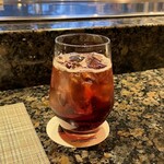 鉄板焼 銀明翠 - カシスソーダ（1210円）