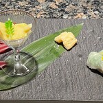 鉄板焼 銀明翠 - 先付・前菜　