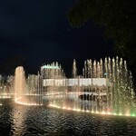 鉄板焼 銀明翠 - 噴水ショー