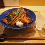 Sake Sakana Toyao - 鯛のあら炊き ＆ 片野櫻 くらわんか 純米 うすにごり