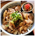焼肉丼・旨辛うどん すみのえ食堂 - ミニカルビ丼