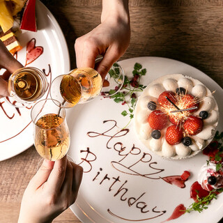 Receive a plate with a message on your birthday or anniversary!