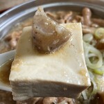 Mitodhishuhazuki - 『もつ煮込み定食(ご飯大盛り)』の豆腐･こんにゃく
