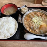 Mitodhishuhazuki - 『もつ煮込み定食(ご飯大盛り)』