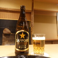 富小路 やま岸 - 最初はビール♪