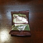 キッチン ブルー グローブ - お菓子のアップ