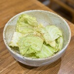 炭火焼肉ホルモンさわいし - 塩だれキャベツ
