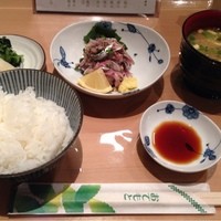 新宿割烹 中嶋 - 鰯刺身定食