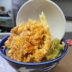 玉屋 - かき揚げとん1000円