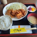 くるくるチキン - ミックス定食(900円)
