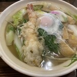 釜あげ饂飩 楽 - なべ焼きうどん