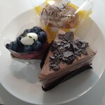 白いオルゴール - 料理写真:ケーキ3点　2024/3