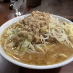 D麺 - ニンニクアブラ