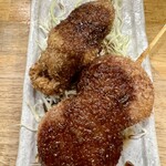 みんなのいばしょ! - 串揚げ　ハムカツにヒレ