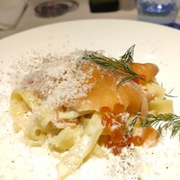 SPICA Bistro - スモークサーモンといくらのクリームパスタ