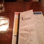 クレープリー カフェ フェルム - メニュー。。