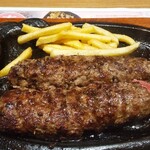 ブロンコ ビリー - 料理写真:炭焼きがんこハンバーグ  250g