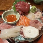 237963361 - 青森の本マグロ中落ち、津軽サーモンなどなど