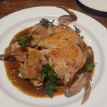 オステリア ピテカントロポ - ウズラのグリル