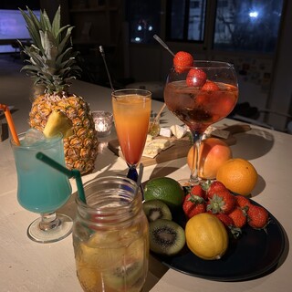 旬のフルーツを使ったカクテルが充実♪ノンアルコールも◎