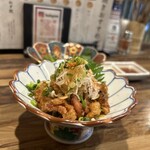 酉あき - 鶏皮ポン酢