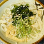 Shredded fox udon