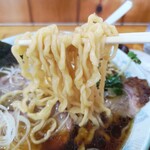 白河手打らーめん　うさぎ - モッチリ食感の手打ちちぢれ麺！これこれ！