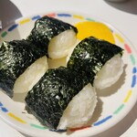 ツキサップじんぎすかんクラブ - 小さいおにぎり一人前で2個ついてます^ ^