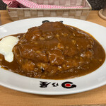 日乃屋カレー - カツカレー温玉トッピング