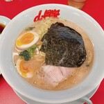 ラーメン山岡家 - 醤油ラーメン 味玉トッピング