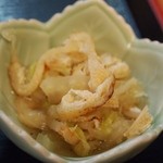 天丼 平右衛門 - 小鉢（白菜とお揚げ）