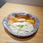 Hyakumangoku Udon - 鍋焼うどん(海老天入り) 600円