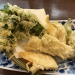 庄や - 山菜天布羅盛り