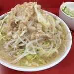 ラーメン二郎 - 『小ラーメンニンニクアブラ＆ネギ』