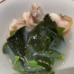 銀座 しのはら - 鍋　蛤に若芽