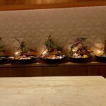 銀座 しのはら - 八寸スタンバイ