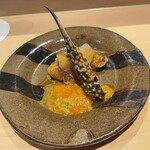 銀座 しのはら - 渡り蟹のウイスキー漬け　ウニソース　絶品！