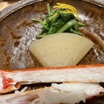 銀座 しのはら - 淀大根に山椒　九条葱に柚子皮