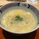 銀座 しのはら - 本日の鍋出汁でにゅうめん