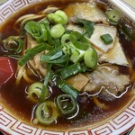 中華そば 麺屋7.5Hz - ぶっといネギ