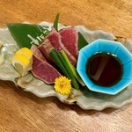 鰓呼吸 - 「美崎牛タタキ(ハーフ)」(830円)