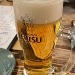 237991410 - エビス生ビール 中ジョッキ(700円)