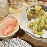 出羽鮨 - 揚げ物。