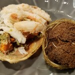 出羽鮨 - 毛ガニ。