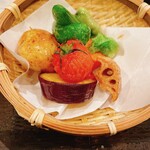 Kunihiro Ageha - 旬野菜の素揚げ