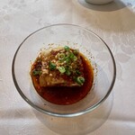 四川豆花飯荘 東京店 - 前菜　ひとくちよだれ鶏