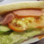 ディアカップ - ハムタルサンド（ハーフサイズ）300円